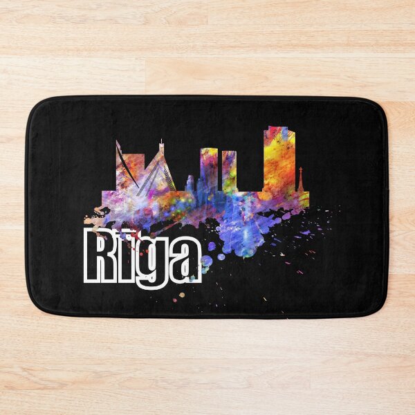 Item preview, Riga Skyline Latvia Latvian Baltic Sea Capital designed and sold by DerNerd.