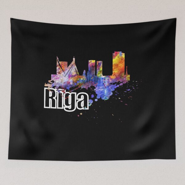 Item preview, Riga Skyline Latvia Latvian Baltic Sea Capital designed and sold by DerNerd.