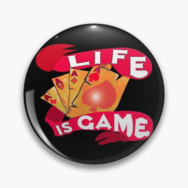 Item preview, LIFE IS GAME - FOR FUNNY POKER PLAYER GIFTS designed and sold by Ralek.