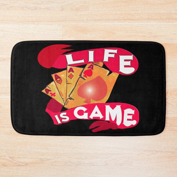 Item preview, LIFE IS GAME - FOR FUNNY POKER PLAYER GIFTS designed and sold by Ralek.