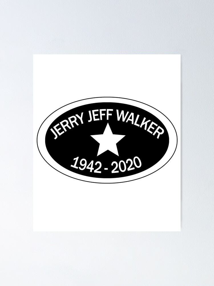 &ldquo;Jerry Jeff Walker&rdquo; Poster for Sale by yasmh | Redbubble