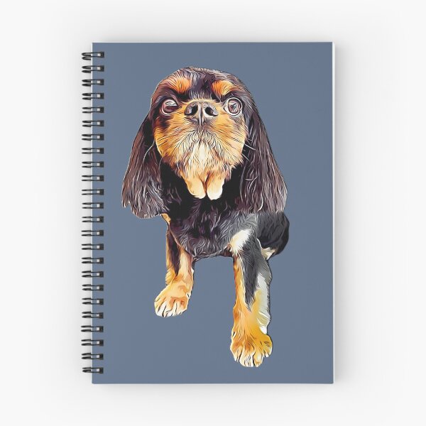 Item preview, Cavalier King Charles Spaniel Black and Tan designed and sold by ElegantCat.