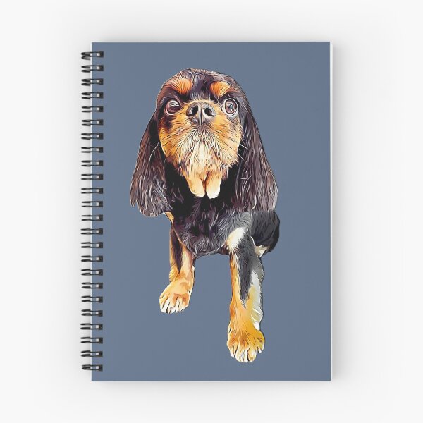 Item preview, Cavalier King Charles Spaniel Black and Tan designed and sold by ElegantCat.