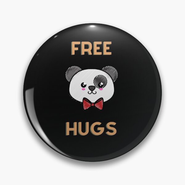Item preview, Free Warm Hugs Funny Novelty Gift Lovely panda designed and sold by Mickprim.