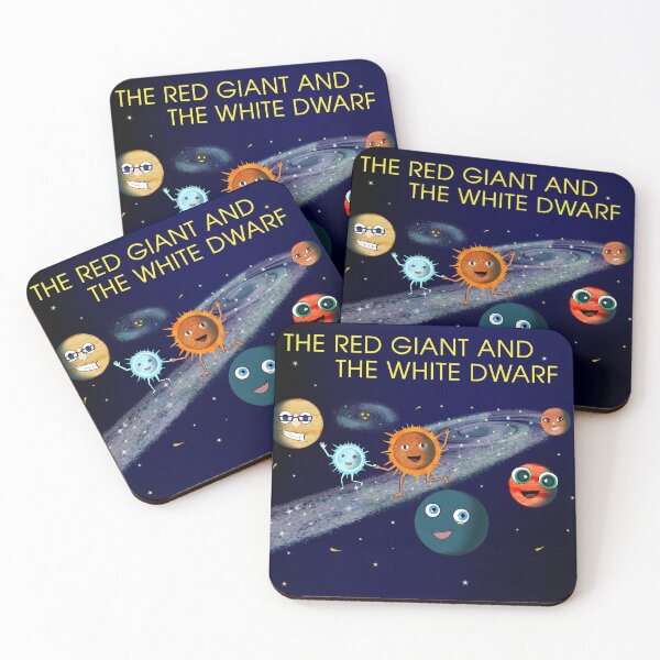 Item preview, The Red Giant and the White Dwarf (Tales from outer space Book 3) by Cecília Vizvári and Flávió Vizvári designed and sold by Watercastle Tale Works.