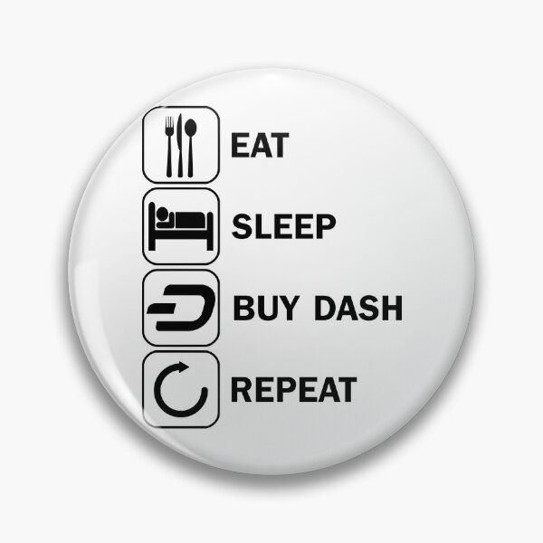 Item preview, Eat Sleep Dash Buy Crypto Crypto HODL designed and sold by DerNerd.