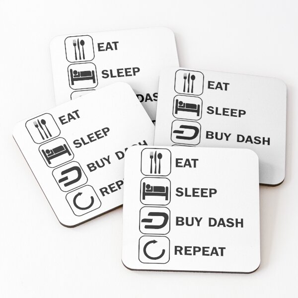 Item preview, Eat Sleep Dash Buy Crypto Crypto HODL designed and sold by DerNerd.