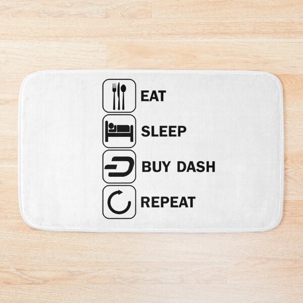 Item preview, Eat Sleep Dash Buy Crypto Crypto HODL designed and sold by DerNerd.