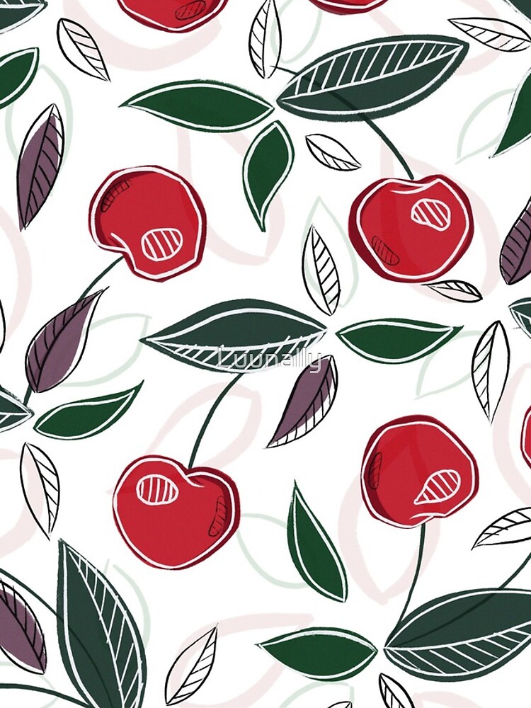 Thumbnail 4 of 4, iPhone Case, Cherry pattern designed and sold by Luunally.