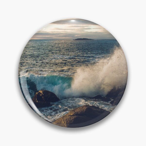 Item preview, Waves clashing on rocks designed and sold by Tharana.