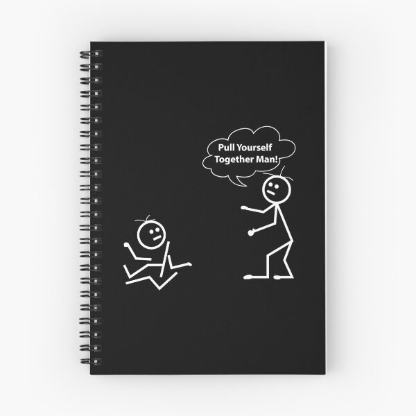 Item preview, Pull Yourself Together Man! Novelty Sarcastic Funny Stick Figure Classic T-Shirt designed and sold by Elkaissi3.