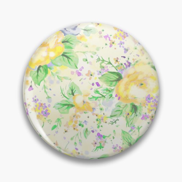 Aperçu de l'œuvre Aquarelle Fleurs jaune violet violet créée et vendue par Beakka.