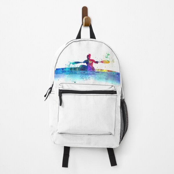 Item preview, Female kayak athletes competing in watercolor 01 designed and sold by paulrommer.