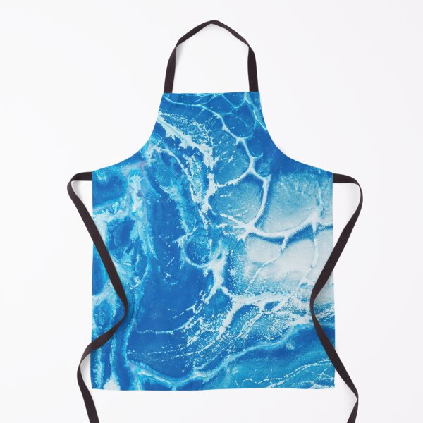 Item preview, Blue sea waves pattern, blue ocean pattern. designed and sold by Theleochick.