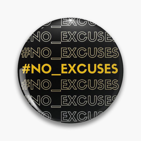 Item preview, No Excuses Gym Quote designed and sold by yasmh.
