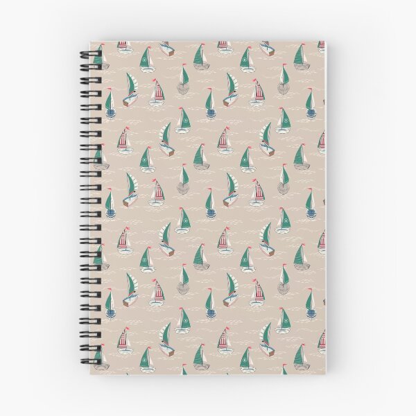 Item preview, Sailing Boats Pattern Hand Drawn Patten designed and sold by della95.