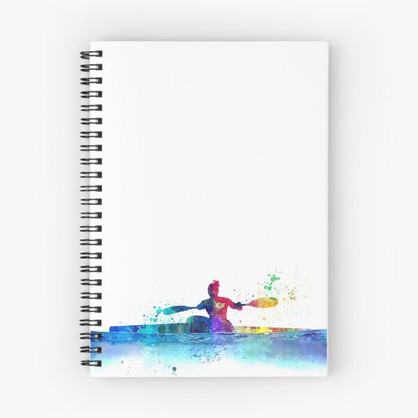 Item preview, Female kayak athletes competing in watercolor 01 designed and sold by paulrommer.