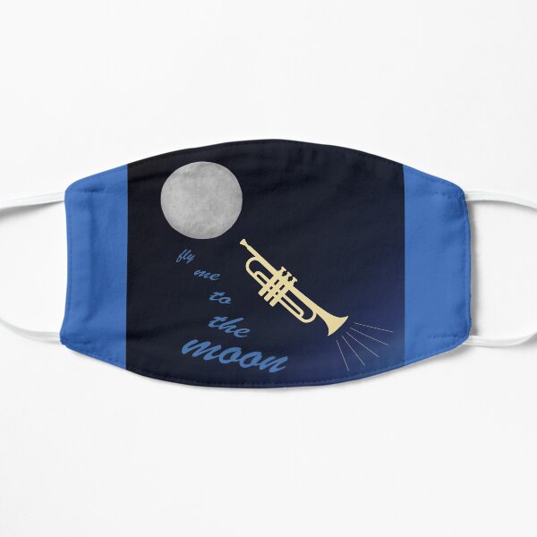 Fly me to the moon Flat Mask