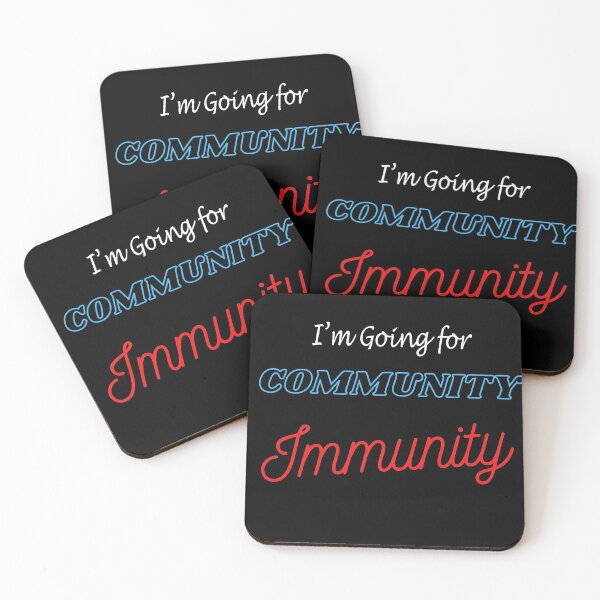 Item preview, I'm Going for Community Immunity designed and sold by Tom Carpenter.