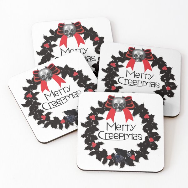 Item preview, Merry Creepmas Gothic Wreath designed and sold by The Cottage Cauldron.
