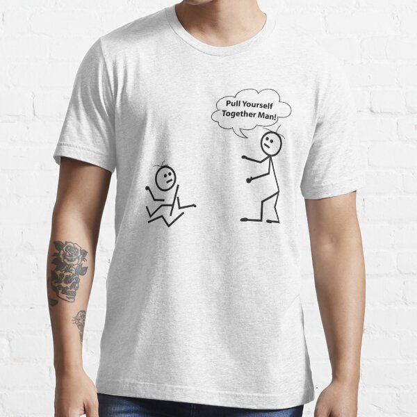 Buy Mens Oh Snap Funny Stick Figure Hilarious Sassy Sarcastic T Shirt  (Black) - S at