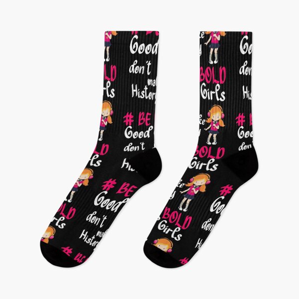 Artikelvorschau, Kopie von guten Mädchen machen keine Geschichte #Be Bold Black Base entworfen und verkauft von Dance Vibes: Blingit Studios.