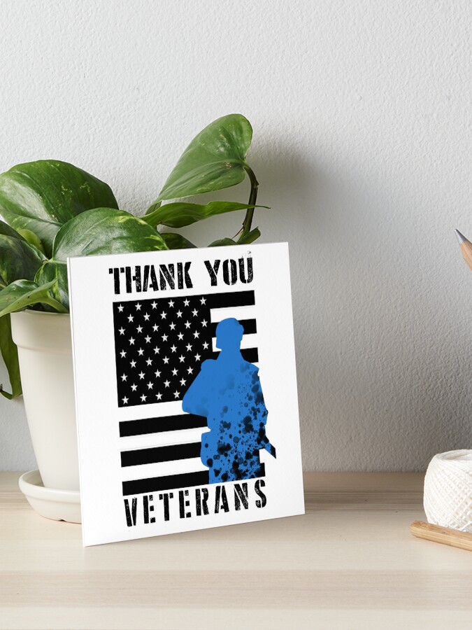 veterans-day-thank-you-art-board-print-for-sale-by-yurwinn-redbubble