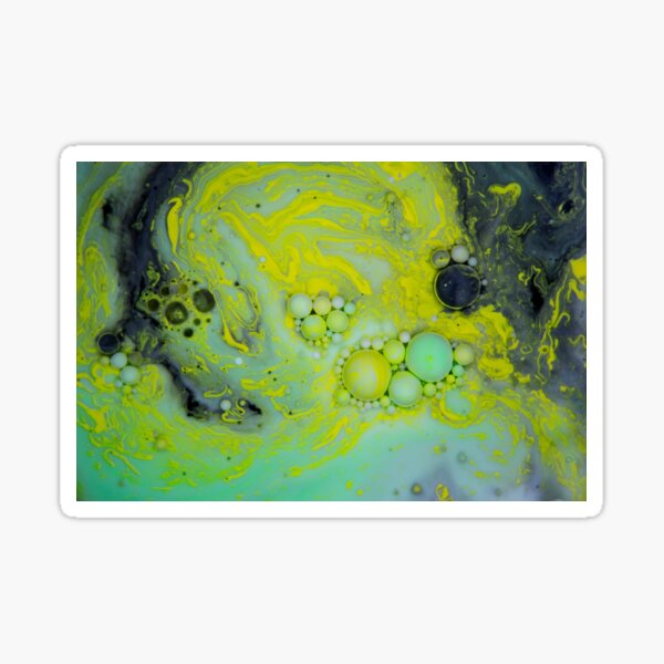 Bubbles Art Feijoa Sticker