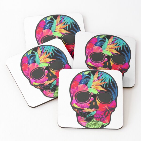 Item preview, Rock'n roll: floral skull designed and sold by mag3118.