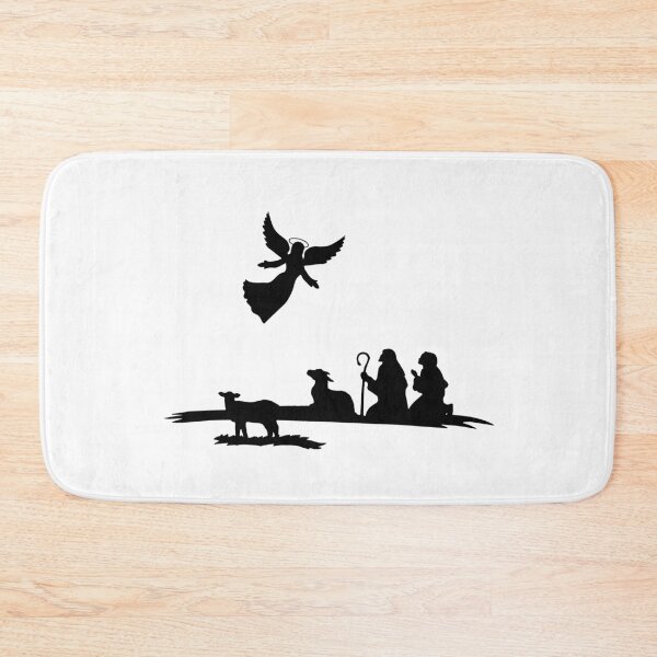 Item preview, Shepherds silhouette , angels	 designed and sold by MarketVisionAV.