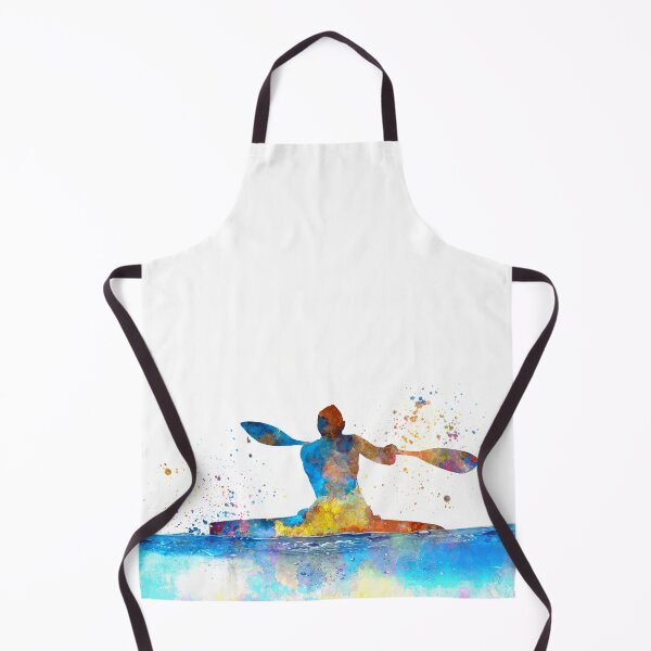 Item preview, Female kayak athletes competing in watercolor 01 designed and sold by paulrommer.