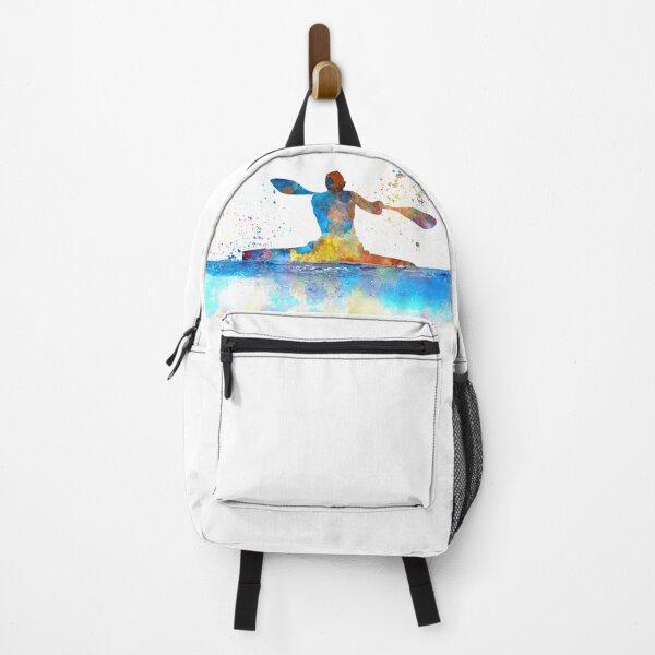 Item preview, Female kayak athletes competing in watercolor 01 designed and sold by paulrommer.