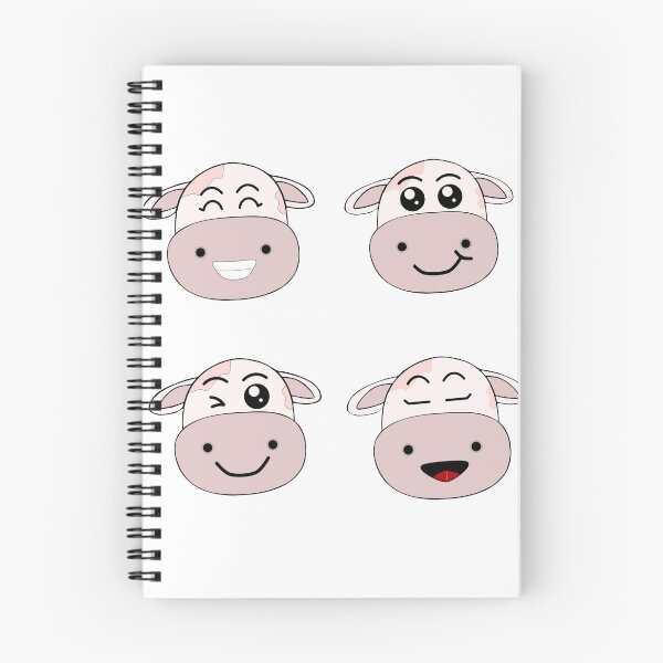 Item preview, Pack vacas rosa kawaii designed and sold by wiwiart.