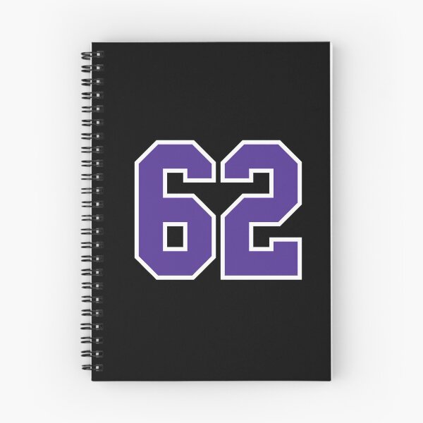 Item preview, Sixty-Two Purple Jersey Number Sports 62 designed and sold by HelloFromAja.