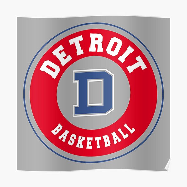 "Detroit basketball" Poster for Sale by BVHstudio Redbubble