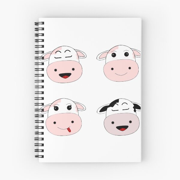 Item preview, paquete vacas kawaii designed and sold by wiwiart.