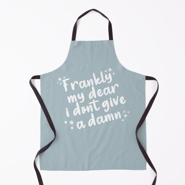Item preview, Gone with the Wind quote "Frankly My Dear I Don't Give a Damn" - Blue designed and sold by aperte.