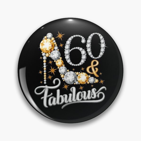 Item preview, 60th Birthday design. 60 & Fabulous lady’s design designed and sold by iclipart.