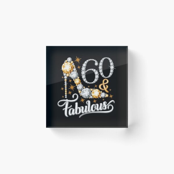 Item preview, 60th Birthday design. 60 & Fabulous lady’s design designed and sold by iclipart.