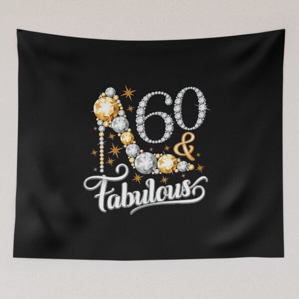 Item preview, 60th Birthday design. 60 & Fabulous lady’s design designed and sold by iclipart.
