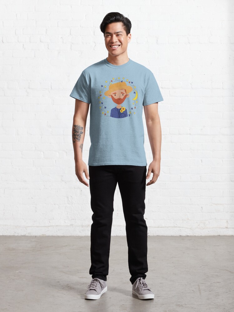 Vista alternativa de Camiseta clásica Copia de Cute Van Gogh
