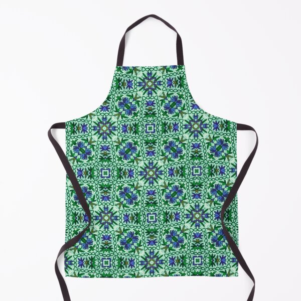 Item preview, Hand Embroidery, Namda Felted Kashmiri rug green, 3 designed and sold by ZenArt-Fern.