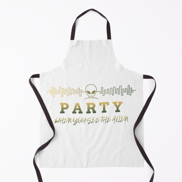 Item preview, Party when you see the alien, heart beat, Alien Graphic designed and sold by BeebopGraphics.