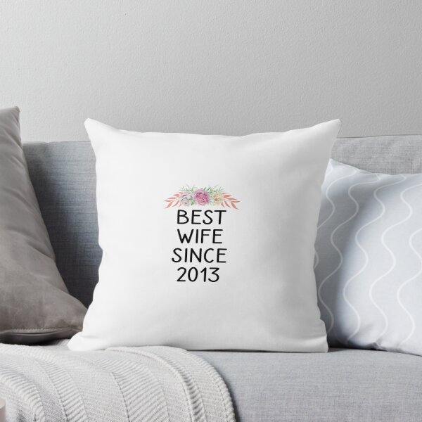 Item preview, Best Wife Since 2013 Funny Wedding Anniversary Gifts From Husband floral Design designed and sold by Chamssou.