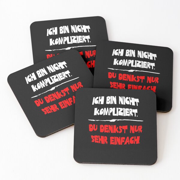 Artikelvorschau, Ich bin nicht kompliziert Du denkst nur einfach entworfen und verkauft von xlshirt.