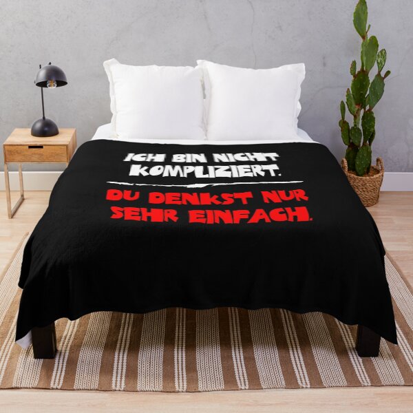 Artikelvorschau, Ich bin nicht kompliziert Du denkst nur einfach entworfen und verkauft von xlshirt.