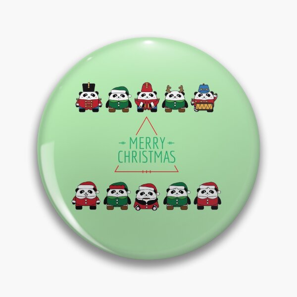 Item preview, Cute Panda Merry Christmas  designed and sold by Mayziel.