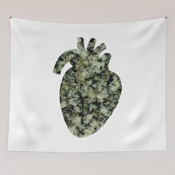 Item preview, Black and White Heart of Stone designed and sold by ChibiKolossus.