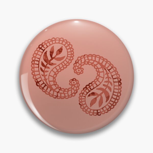 Item preview, Textured Paisley - Coral designed and sold by Olooriel.