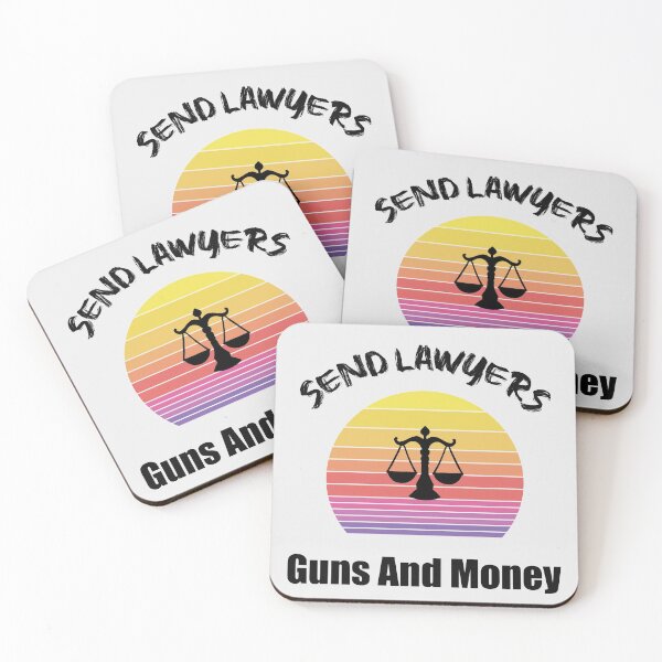 Artikelvorschau, Schicken Sie Anwälten Waffen und Geld entworfen und verkauft von unique things.